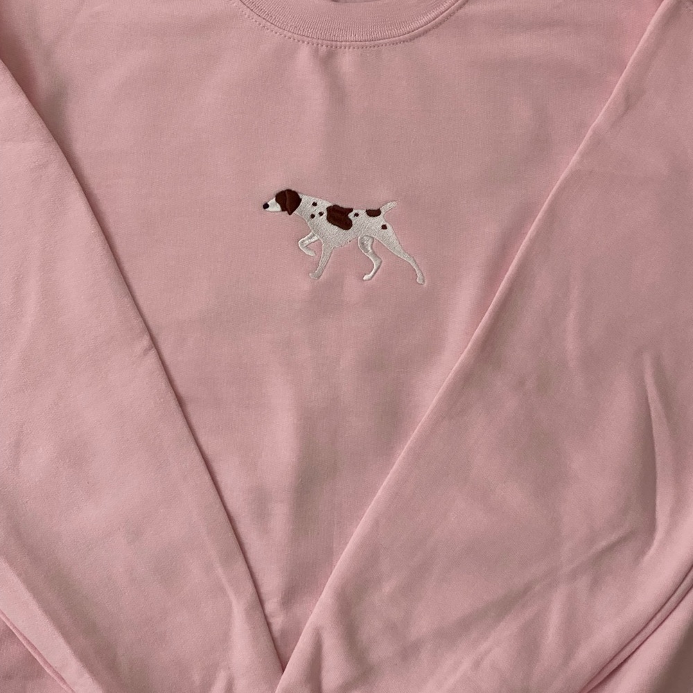 German Short haired pointer Embroidered Sweatshirt - Picture 4 of 4